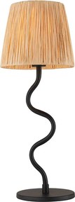 Endon modern asztali lámpa wriggle fekete end100958