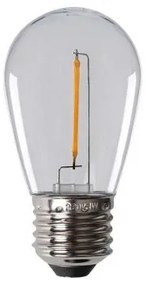 LED lámpa , égő , izzószálas hatás , filament , E27 , 0.5 Watt , 50 lm/w , meleg fehér , KANLUX