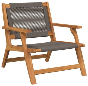 vidaXL Kerti bútor 2 pcs Szürke 67 x 76 x 73 cm Tömör Akácfa