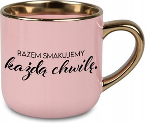 Bögre Nagy Rózsaszín Együtt Ízlelünk Minden Pillanatot Ajándék Esküvői évfordulóra