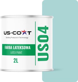 Latex Falfesték Türkiz Színű Világos H1462 2L Matt Mennyezeti Falfesték