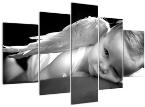 Egy baba angyal képe (150x105 cm)