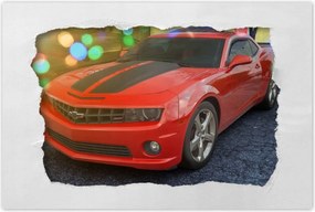Poszter 60x40 Chevy Camaro Ss Piros