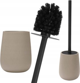 Wc Kefe Wc-ülőke Tárolóval Álló Bézs Nyéllel Zárt