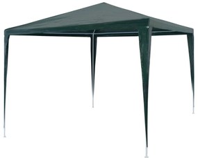 zöld PE rendezvénysátor 3 x 3 m