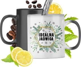 Mágikus Bögre Hedvignek Fekete Matt Nyomtatott Képpel 330ml