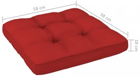 vidaXL mézbarna impregnált fenyőfa kerti raklapzsámoly