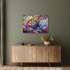 Kép - színes hal (üvegen) (70x50 cm)