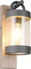 Fali kültéri lámpa (magasság 33 cm) Sambesi – Trio