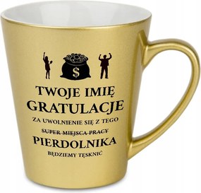 Latte Bögre Gyöngyház Arany Ajándék Menedzsernek Szabadultál! Mix Minták