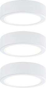 Paulmann Led felületre szerelhető lámpatestek Pukk 3x3,5W fehér, transzformátorral (3 db) melegfényű szett