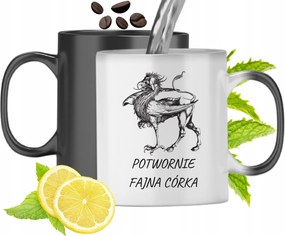 Mágikus Bögre Lányának Színváltós, fényképes nyomattal