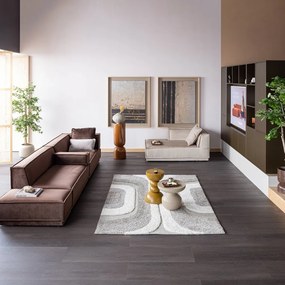 Fém kerek tárolóasztal ø 45 cm Bova – WOOOD