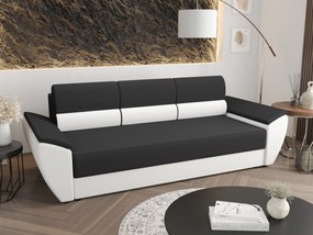 Háromszemélyes kanapé Radiant Bis (fekete + fehér). 1056835