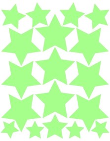 Simple Stars sötétben világító matrica - Ambiance