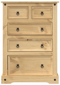 Corona tömör fenyőfa komód 80 x 43 x 114 cm