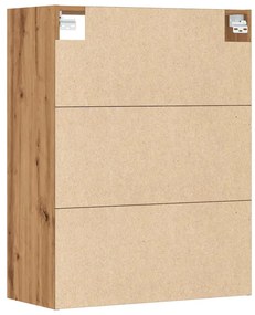 Függesztett fali szekrény kézműves tölgy 69,5x32,5x90 cm