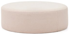 Világos rózsaszín buklé puff Kaeli – Kave Home