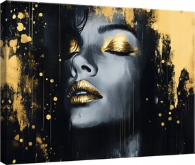 Vászonkép Falra Nő Fekete Hálószoba Nappali Konyha 60x40