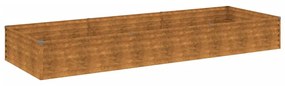 corten acél kerti magaságyás 291x100x36 cm