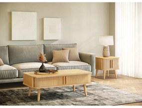 Dohányzóasztal tölgyfa dekorral 58x107.5 cm Rove – Woodman