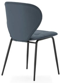 Sötétszürke étkezőszék szett 2 db-os Maura – Marckeric