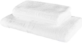 EMI fehér bambusz törölköző és fürdőlepedő szett 2 db