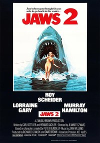 Filmposzter Jaws 2 (1978) Állkapcsok II 91,5x61cm #466