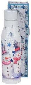 Hóemberes rozsdamentes acél hőtartó termosz duplafalú 0,5L Snowman