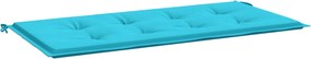 vidaXL Pad párna Egyszínű Türkiz 120 x 50 x 3 cm Oxford Szövet