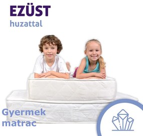 Sleepy-Kids gyermek 14 cm magas hypoallergén matrac Silver Protect huzattal