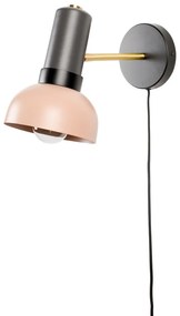 Charlie szürke-rózsaszín fali lámpa - Zuiver