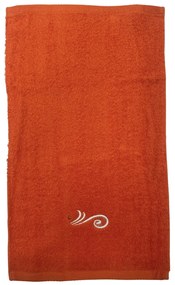 Ajándékcsomag 3 db 70x140 cm-es fürdőlepedőből és 50x100 cm-es, valamint 30x50 cm-es törölközőkből, Narancs színben, TiaHom