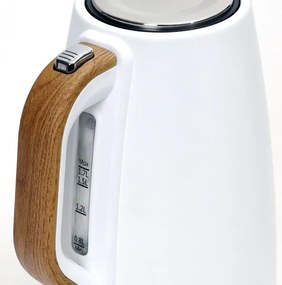 Vízforraló 1,7 l 2400W/230V rozsdamentes acél/fehér