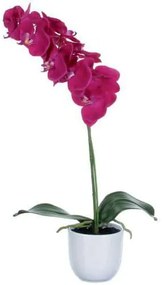 Vepabins  Lepkeorchidea műnövény, zöld lila, magasság: 60 cm%