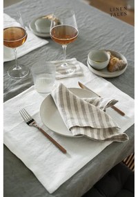 Len asztalterítő 140x300 cm Khaki – Linen Tales