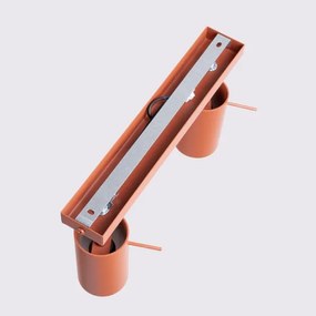 Sollux SL.1507 - Spotlámpa RING 2xGU10/10W/230V piros