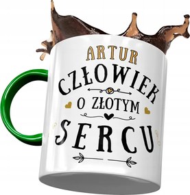 Zöld Bögre ArtĂșr FĂ©rj KollĂ©ga AjĂĄndĂ©k Nyomtatott FotĂłval