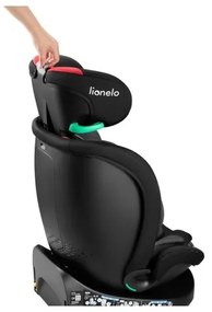 Lionelo - i-Size autósülés 40-150 cm, forgatható alap, fekete/piros
