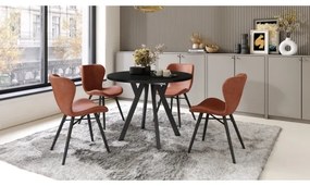 ARTUR kihúzható étkezőasztal fekete