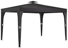 Casaria® Rattan pavilon 3x4 m - antracit