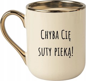 Bögre Elegáns Bézs Arany Rant Vicces Ajándék Szerintem A Mellbimbók Sütnek