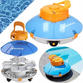Akkumulátoros Medence Porszívó Medence Alj Tisztítására 1 Óra Üzemidő!