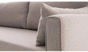 L-alakú sarokkanapé KORFU krémszínű balos