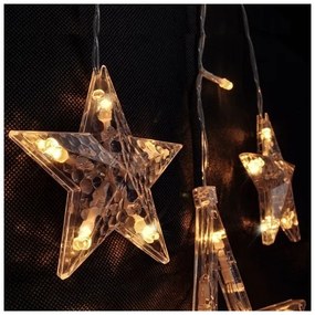 Solight 1V227 - LED Karácsonyi lánc csillagok 3,3 m 77xLED/3xAA