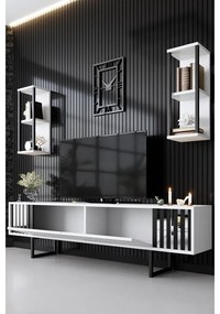 TV szekrény Chrome Line - White, Black