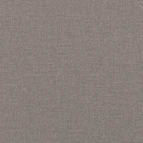 tópszínű szövet ágykeret fejtámlával Dover 80 x 200 cm