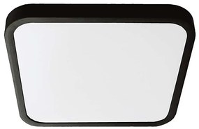 LED fürdőszobai mennyezeti lámpa LED/18W/230V IP44 6500K 25x25 cm fekete