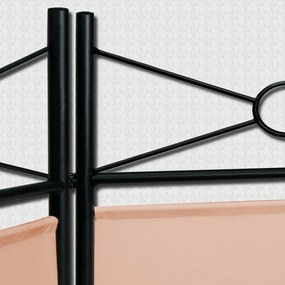 Lucca púder rózsaszín paraván 180x163 cm, 2 db