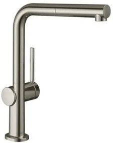 Hansgrohe Talis mosogató csaptelep kihúzható zuhannyal rozsdamentes acél megjelenés 72808800